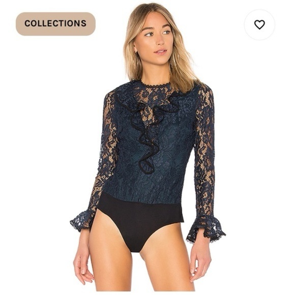 Alexis Tops - Alexis lace bodysuit blouse top